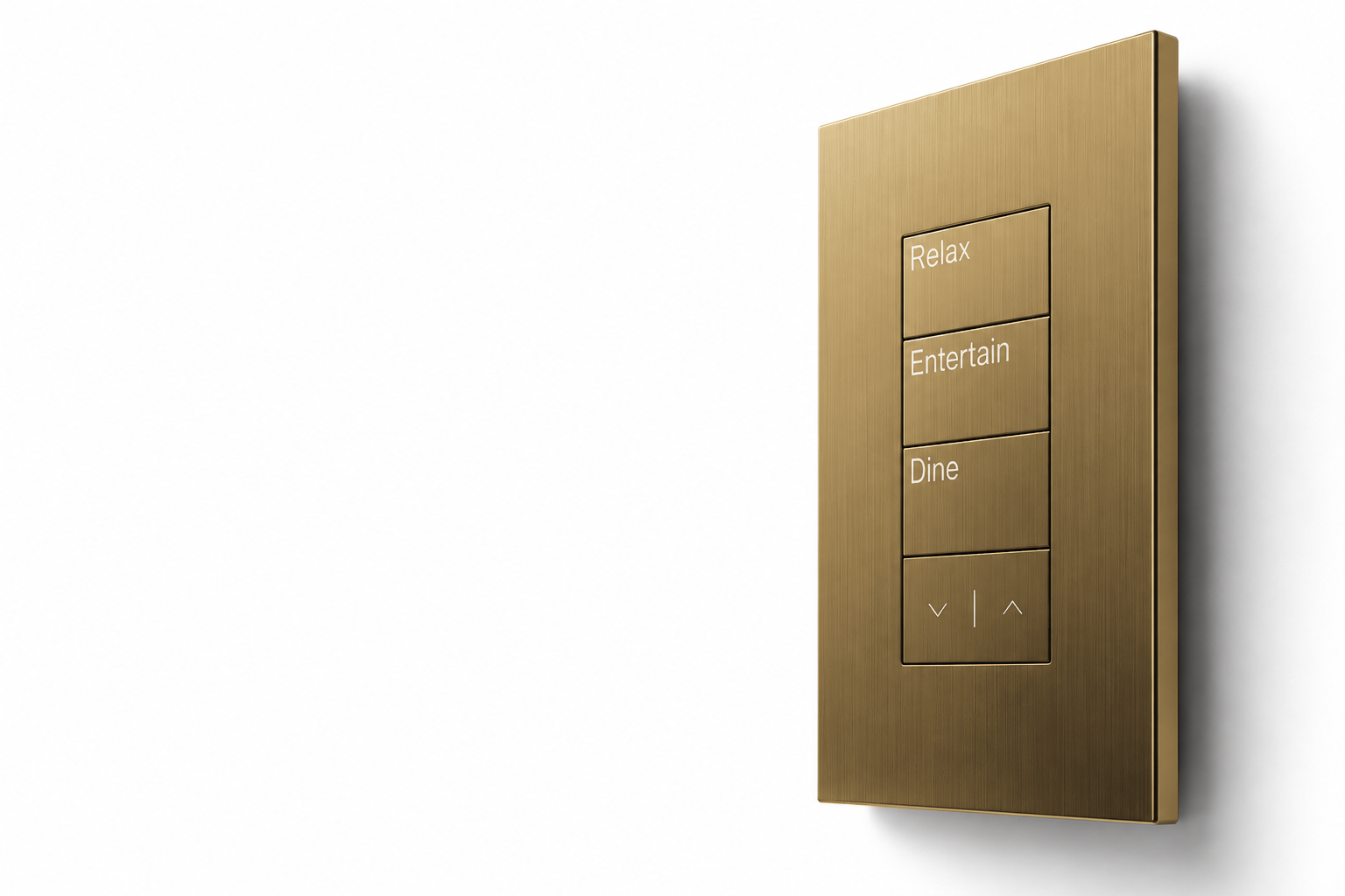 Teclado Palladiom en acabado Aged Brass